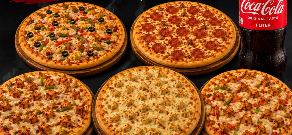 5 Small Pizza 1 L Drink
