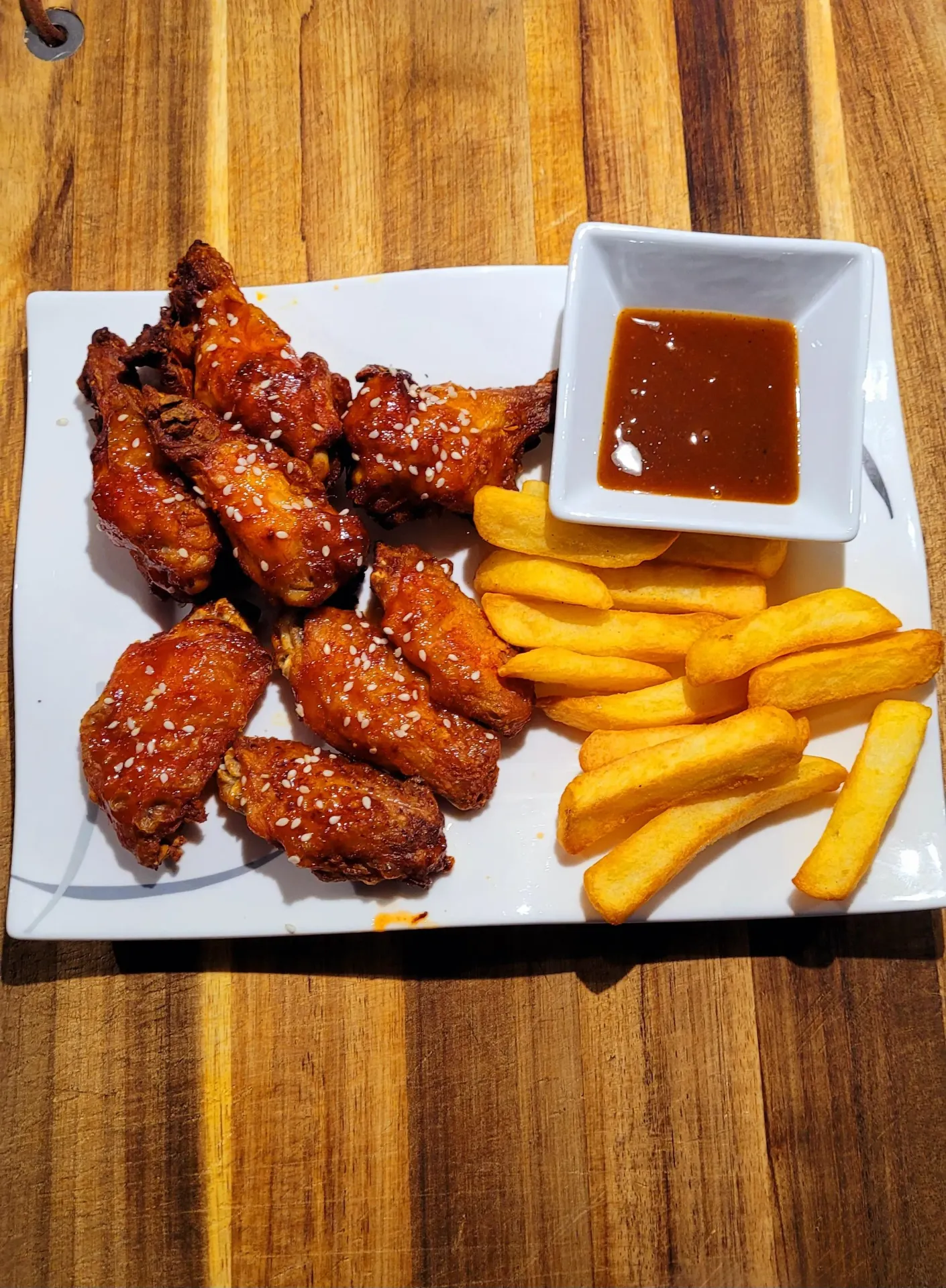 Chicken Wings with fries (5 pcs) (Masala)